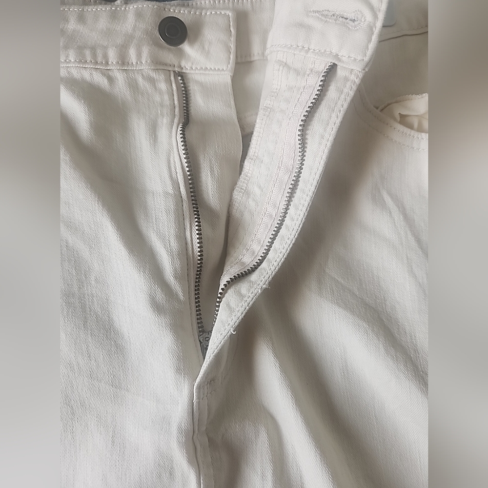 High Waisted Cargo Maxi Skirt Off-White Plus Size 16–18 Stretch Pockets NWT - Picture 5 of 10